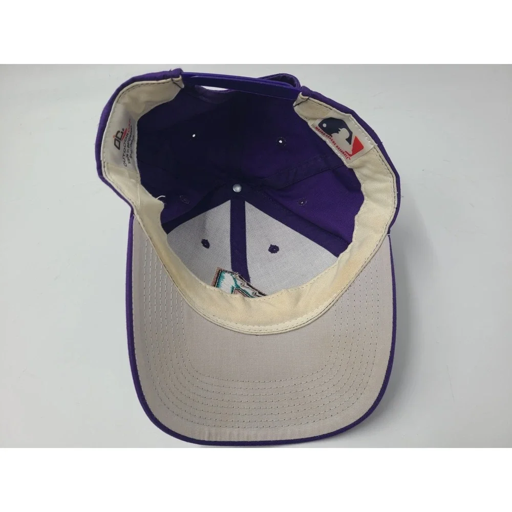 Vintage Arizona‎ Diamondbacks S-M Outdoor Cap Snapback Hat Men Women MLB Purple